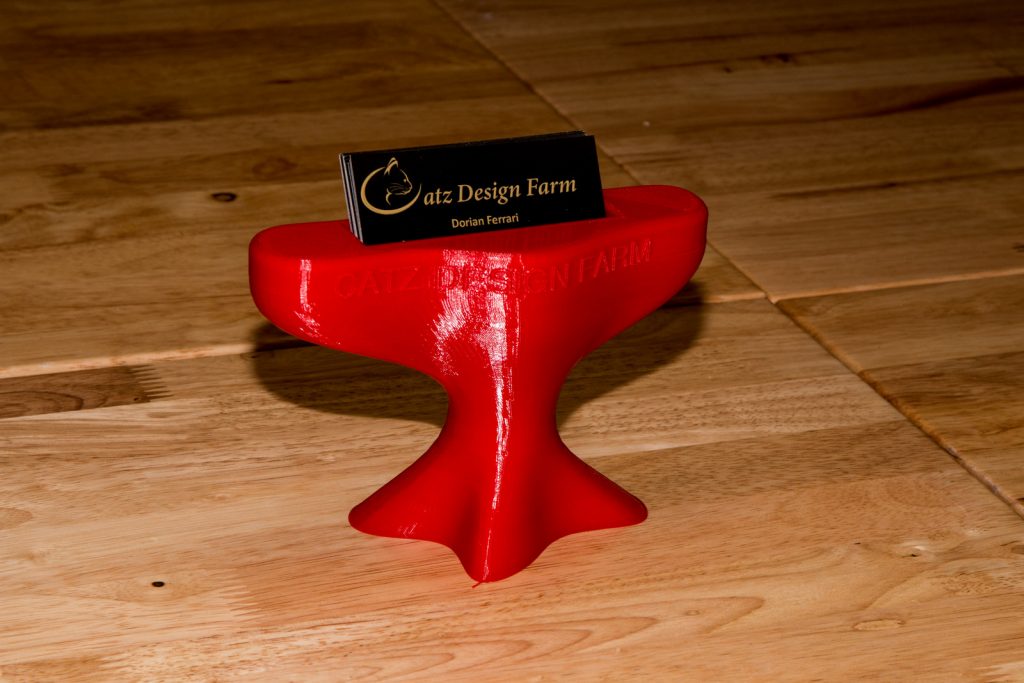 Freeform Business Card Holder